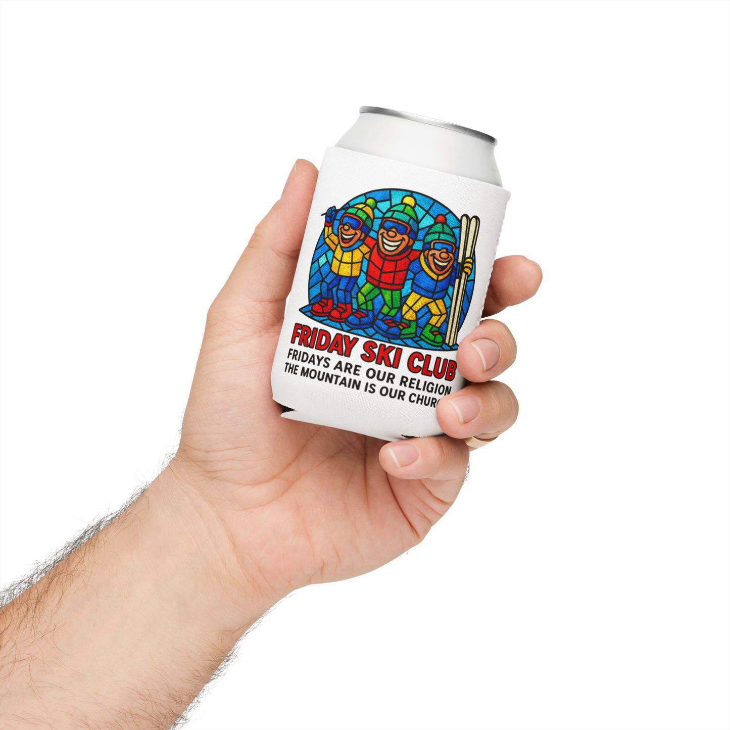 Friday Ski Club Stained Glass Trio – “Fridays Are Our Religion” Edition