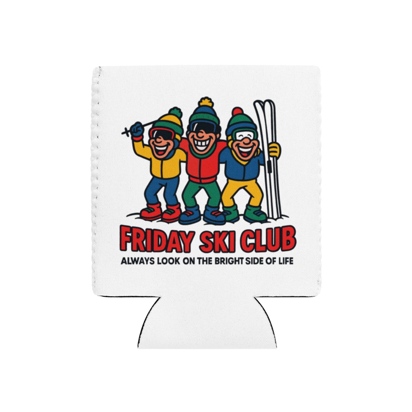 Friday Ski Club- "Skier Trio" Can Cooler